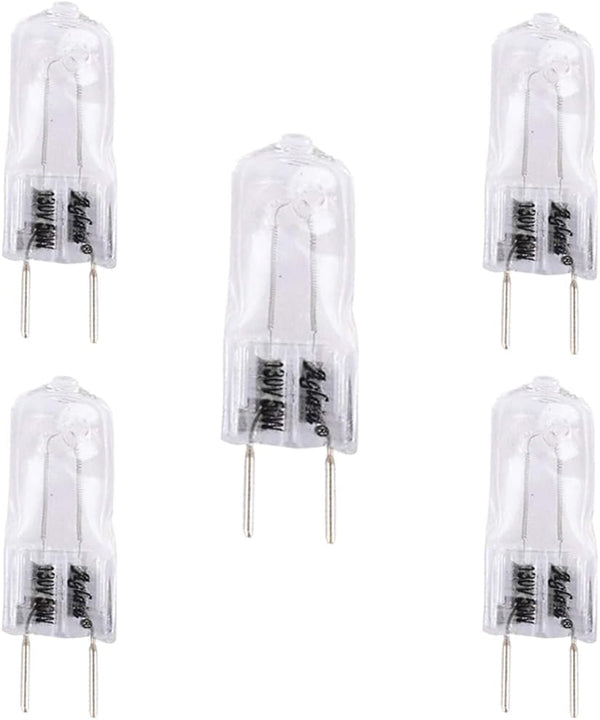 Swess 5 Pack Microwave Oven Light Bulb Compatible with GE General Electric, 130 Volts 50 Watt Halogen