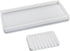 Bloss 11.8" Counter Tray Set for Bathroom/Kitchen, Silicone Tray for Soap, Sponge, Perfume, Jewelry, Candle, Key
