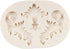 Baroque Fondant Molds, Scroll Border Lace Silicone Molds, Relief Flower Mold for Cake Decoration, Set of 3