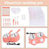 Electric Candy Chocolate Melting Pot Set, Double Chocolate Melting Pot, Pink for Home Parties, Includes Tool for Fondue