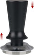 Espresso Coffee Hand Tamper, 58mm Aluminum Handle Spring Loaded Calibration Tamper with Stainless Steel Base