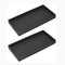 DNC Bathroom Vanity Tray, 2PC Silicone Kitchen Sink Soap Tray for Countertop Dish Holder and Organizer