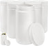 DEAYOU 6 Pack 33 Oz Plastic Mason Jars, 1 Quart Ice Cream