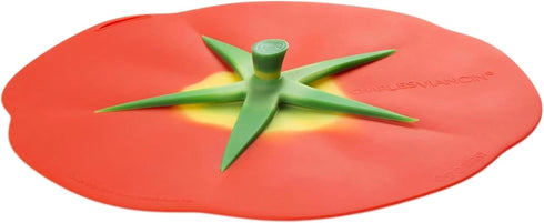 Charles Viancin Tomato Silicone Lid for Food Storage - 8''/20cm Airtight Seal, BPA-Free