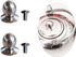 2 Pack Glass Teapot Replacement Knob, Stovetop Tea Kettle Lid Knobs for Tea Cup Cover Button with Olive Shape Handle