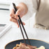 8 Pcs Reusable Wooden Utensils Set, Travel Cutlery with Case, Forks, Spoons, Chopsticks, Portable Lunch Silverware