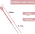 Foldable Cake Tester for Baking Doneness, Stainless Steel Needle Stick, Safe Folding Muffin Bread Tester