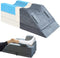 KingPavonini 4-Height Adjustable Leg Elevation Pillows for After Surgery, Memory Foam with 3 Handles and Insert Pad,