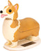 Kikkerland Solar Powered Corgi Dog Figurine: Fun Animal Decor for Home, Office, Garden, Car, Great Novelty Toy