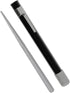 Wamery Serrated Knife Sharpener, Black Pocket Knife Sharpener with Retractable Diamond Sharpening Rod