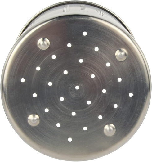 Stainless Steel Kitchen Utensil Holder, Round Organizer for Forks, Spatula, 5.3'' x 5.1" Restaurant Cooking Holder