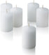 Bulk Pack of 72 White Votive Candles, Unscented Bulk Candles with 15 Hour Burn Time for Weddings and Parties