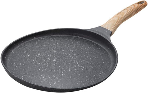 Crepe Pan 9.5-Inch, Nonstick Frying Pan with Detachable Handle, All Stove Compatible