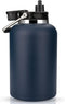 Zenbo 128 oz One Gallon Jug with Straw - Double Wall Vacuum Insulated Water Bottle, Keeps Cold up to 48 Hours