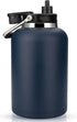 Zenbo 128 oz One Gallon Jug with Straw - Double Wall Vacuum Insulated Water Bottle, Keeps Cold up to 48 Hours