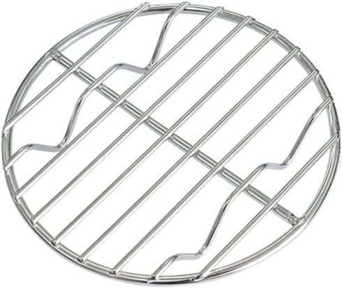 CAMPINGMOON f4.9-inch Round Stainless Steel Cooking Grid Grill for Backpacking Pocket Stove