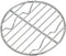 CAMPINGMOON f4.9-inch Round Stainless Steel Cooking Grid Grill for Backpacking Pocket Stove
