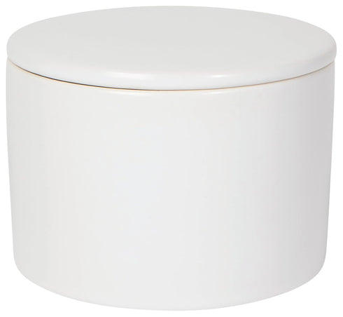 Counter, Now Designs French-Style Stoneware Butter Crock for The Matte White