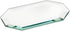 Plymor 3" x 5" Long Octagon Beveled Glass Mirror, 5mm Thick, Pack of 3