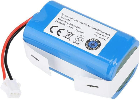Zopsc 14.8V 2800Mah High Capacity Replacement Lithium-ion Battery for Ecovacs N79S Robot Vacuum Cleaner