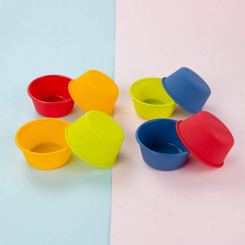Webake Silicone Cupcake Baking Cups Set of 8, Reusable Jumbo Muffin Liners, BPA Free