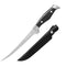 TRUSCEND Boning Knife with Protective Sheath, Razor Sharp Stainless Steel Kitchen Cutlery for Boning, Filleting