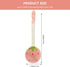 Housoutil 2PCS Strawberry Spoons, Cute Ceramic Soup Spoons, Long Handle for Breakfast, Cereal, Rice
