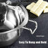 1000ML Double Boiler Pot Set, Stainless Steel Melting Pot for Chocolate, Candle and Candy Making (34oz)