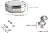 Satre Online and Marketing Stainless Steel Spice Box Without Lid, Indian Spice Box with 7 Spice Containers