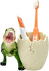 FlidRunest Dinosaur Kids Toothbrush Holders for Bathrooms - Cute Dino Tooth Brush Holder - Easy to Clean Toothbrush