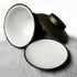 Gaiwan Teacup Kungfu Tea Bowl 4oz/130ml Zisha Red Clay with Sancai Saucers (Black White)