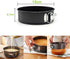 7 inch Springform Interlocking and Leak-Proof Seal Carbon Cake Springform Pan
