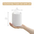 Desk,1.5L Countertop Mini Desk Trash Can with Lid for Brushed Stainless Steel Trash Can with Lid for Desktop Car Office