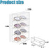 Acrylic Sunglasses Organizer with 4 Lid Drawer Organizer Rectang Supplies for Bathroom, Dorm, Desk, Countertop, Office (Transparent) by CLUQMEIK