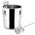 Candy Thermometer (2 Pack): 12" Probe & Pot Clip, Oil Thermometer for Deep Frying, Cooking Meat