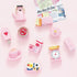 4 Pink Fridge Magnets - Cute 3D Kitchen Appliances with Strong Magnets, Funny Decorative Refrigerator Magnets for Home