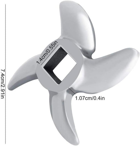 Fdit Stainless Steel Meat Grinder Blade Mincer Knife Replacement Accessories 1Pcs (22#)