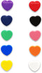 10 Pcs Fridge Magnets, Small Strong Heavy Duty Magnets for Whiteboard, Colorful Mini Cute Magnets for Kitchen Office