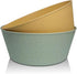 WANBY Large Plastic Bowls Set, Unbreakable Dinner Bowls, Lightweight, Dishwasher & Microwave Safe (8 Pack, 54Oz)
