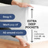 Extra Deep Pocket Twin Sheets Set - 3 Piece Breathable & Cooling Bed Sheets - Soft, Wrinkle Free White