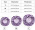 Kelendle Violet,15.75 inches Round Floor Pillow Cover Tatami Floor Cushion Cover Straw Japanese Futon Cover Meditation