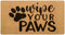 Wipe Your Paws Welcome Outdoor Indoor Door Mat, Nonslip Coir Doormat for Dog Lovers New Home Gift