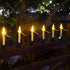 4Pcs Solar Taper Candles with Holders, Waterproof LED Candles Light Rechargeable Tapered Candlesticks with Dusk to Dawn