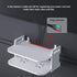Denpetec Set-Top Floating Shelf for TV Components,TV Box Shelf Thick DVD Player, Wall Hanging Shelf Punching-Free