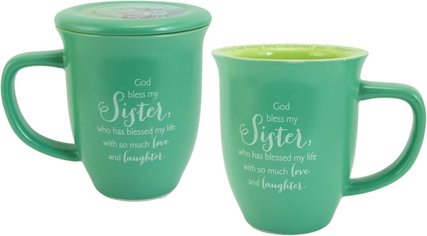 Abbey Gift Sister Ceramic Mug and Coaster Set