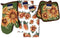 Home Collection Sunflower Kitchen Linen Bundle, 1 Quilted Pot Holder, 2 Kitchen Towels, 1 Oven Mitt