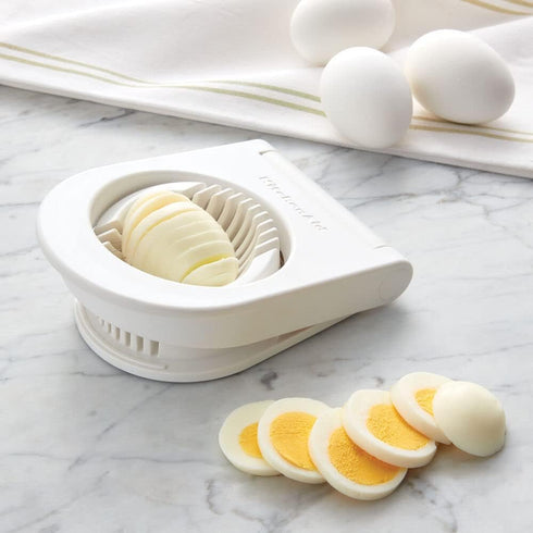 9 Inch, KitchenAid Classic Egg Slicer with Stainless Steel Wires, White