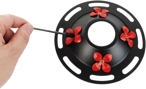 WOSIBO Metal Top Hummingbird Feeders Base Cover, Replacement Part for Hummingbird Feeders (Black)