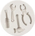 Hand Tools Silicone Mold, Construction Tools Chocolate Fondant Molds for Cake Decoration and Crafts