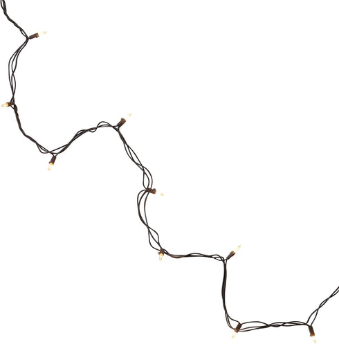 4' 20ct Northlight Mini Incandescent Christmas Lights - Clear - Brown Wire
